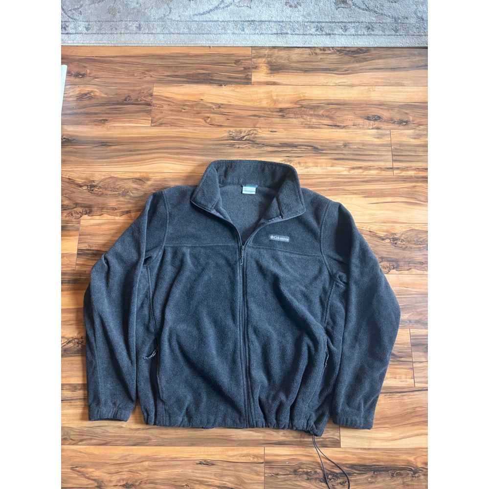 Columbia Mens Steens Mountain Full Zip Fleece Jacket Charcoal Gray XL